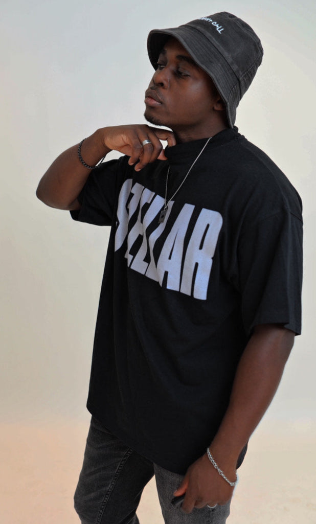 Stellar Black Oversize T-Shirt