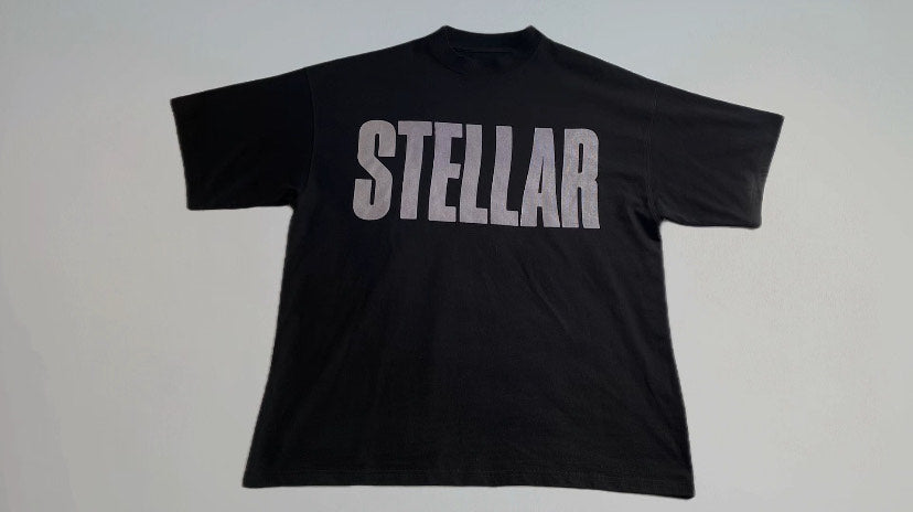 Stellar Black Oversize T-Shirt