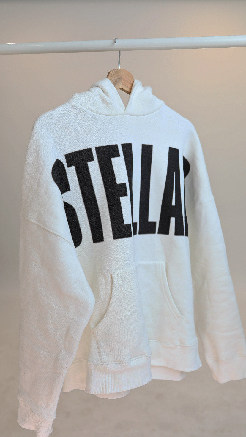 Stellar White Hoodie