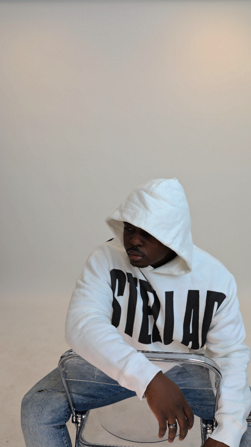 Stellar White Hoodie