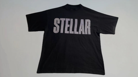 Stellar Black Oversize T-Shirt