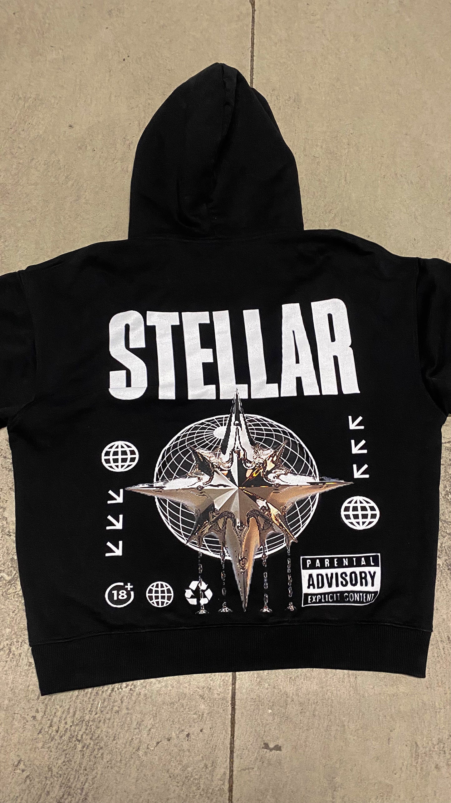 Stellar Black Hoodie